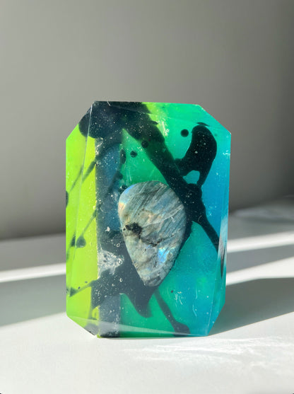 Evening Aurora - Crystal-Infused Soap Bar