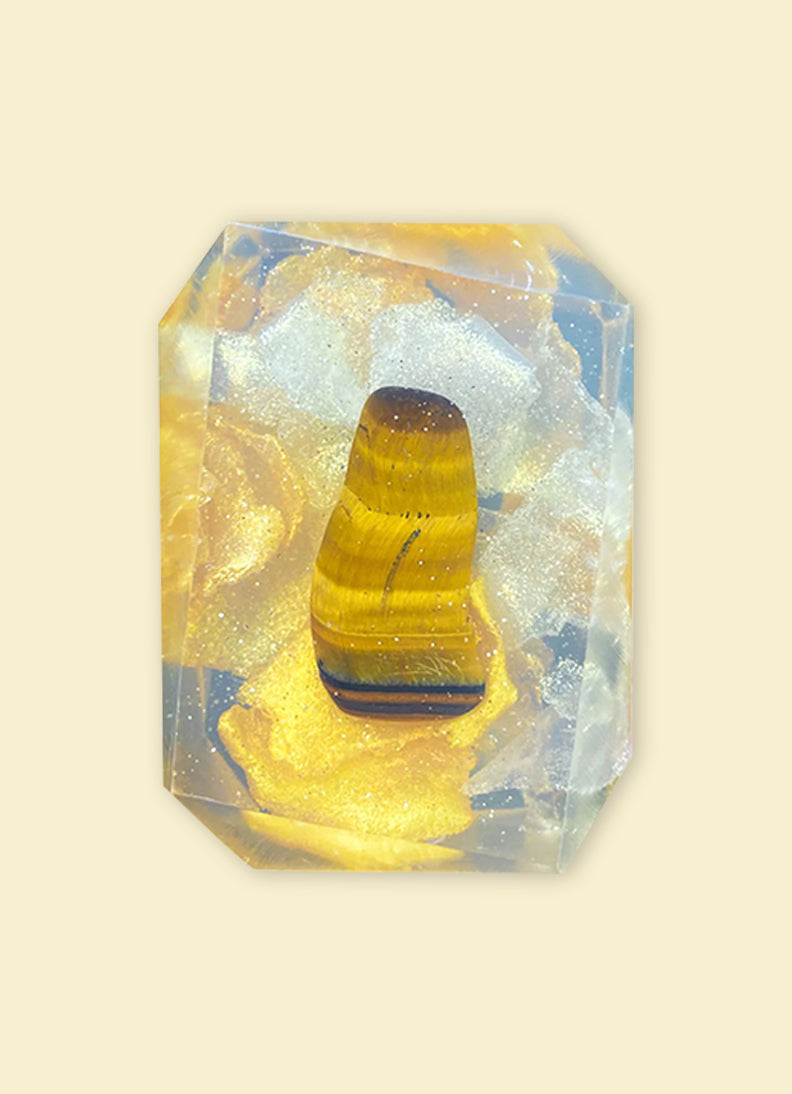 POWER SOURCE - Crystal-Infused Soap Bar (SOLAR CHAKRA)