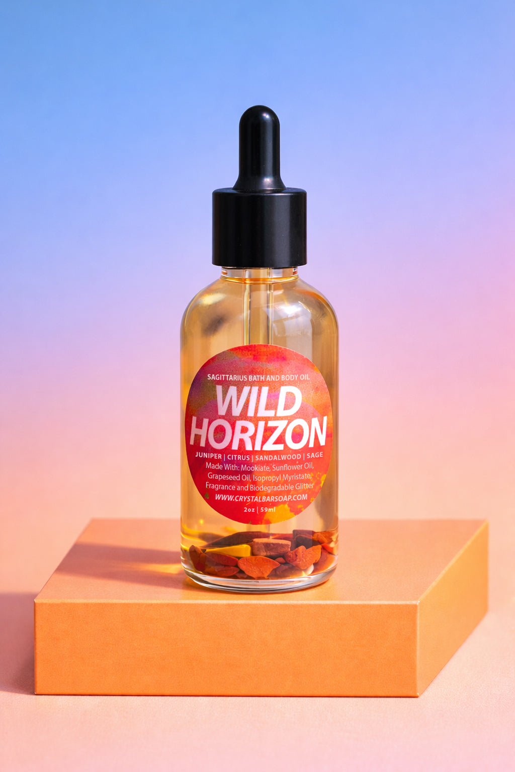 WILD HORIZON (Sagittarius) - Crystal-Infused Bath Oil