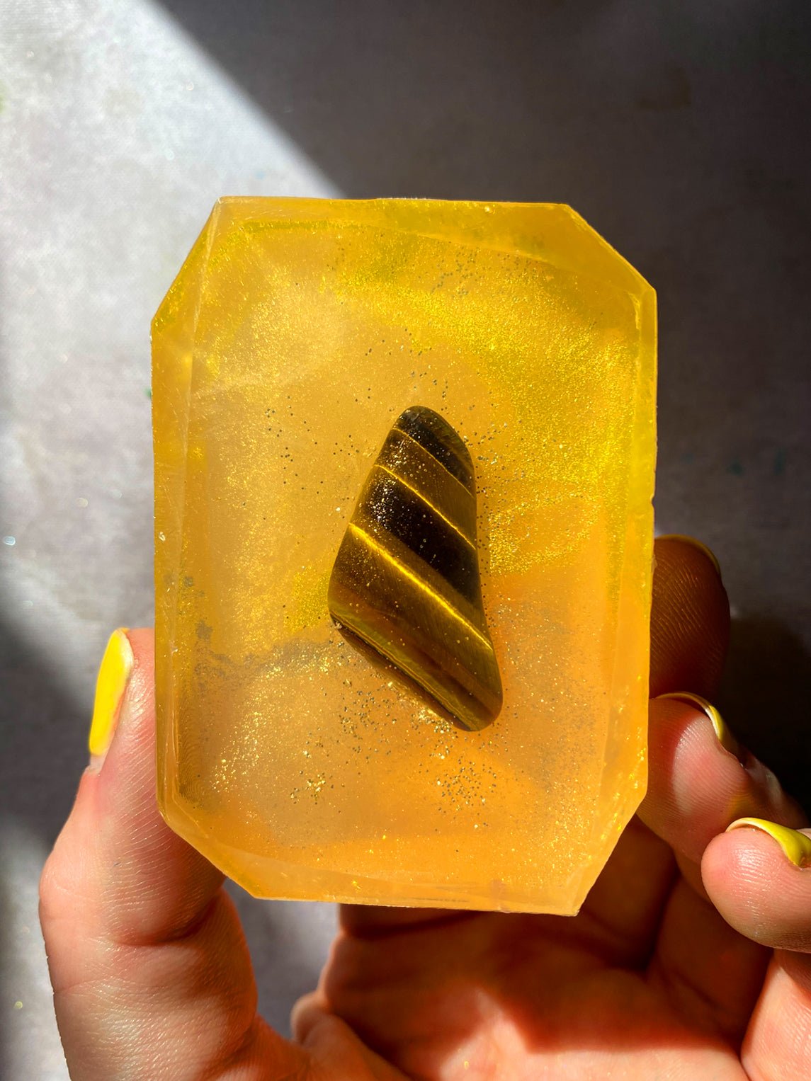 Attracting Wealth - Crystal-Infused Soap Bar
