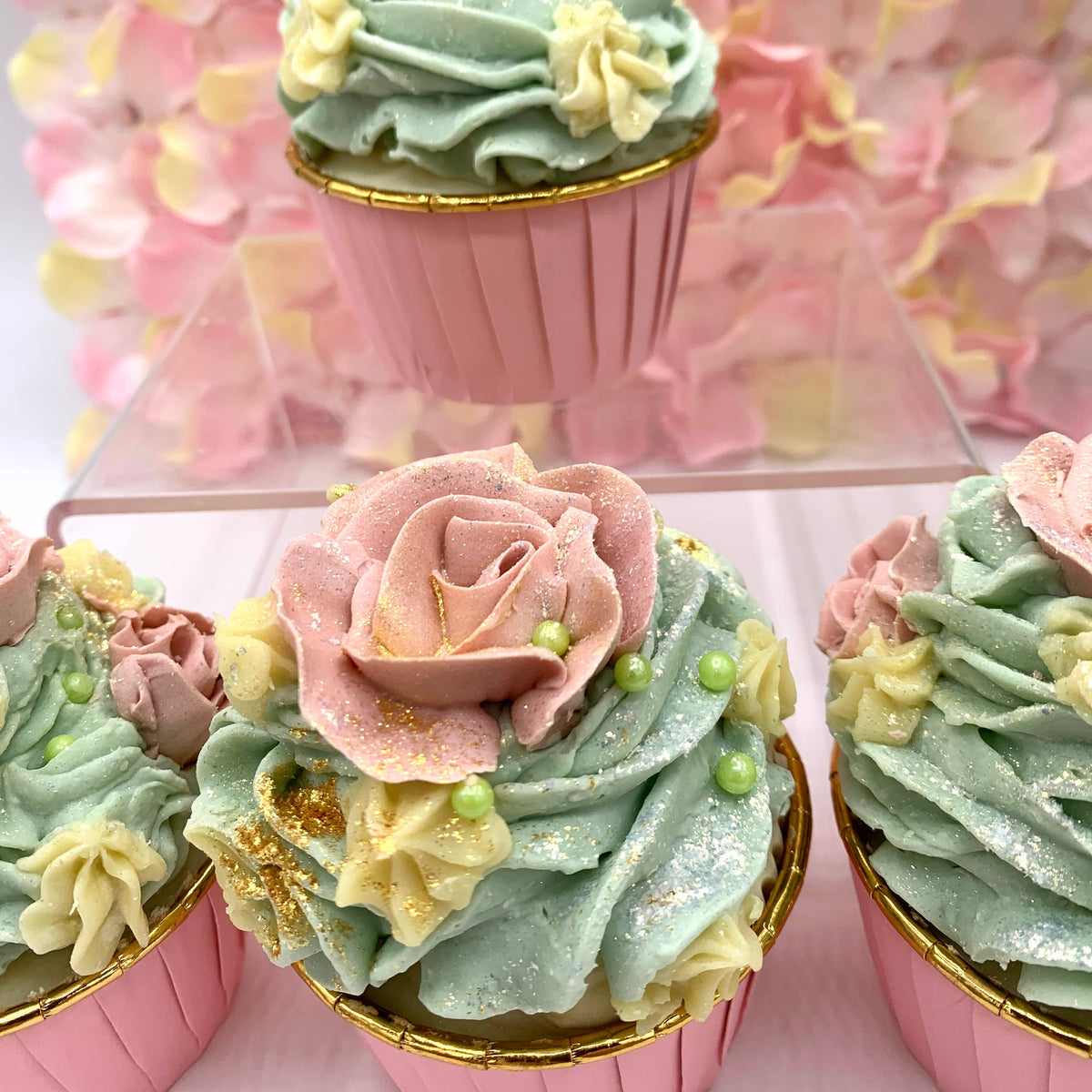 Rose - Designer Cupcake Soap