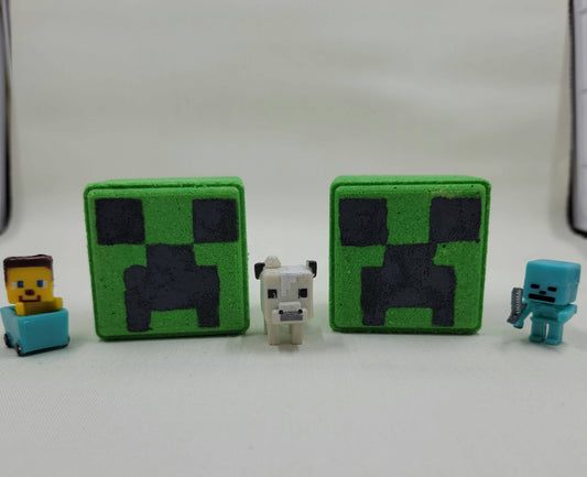MineBlock - Bath Bomb (Hidden Toy Inside!)