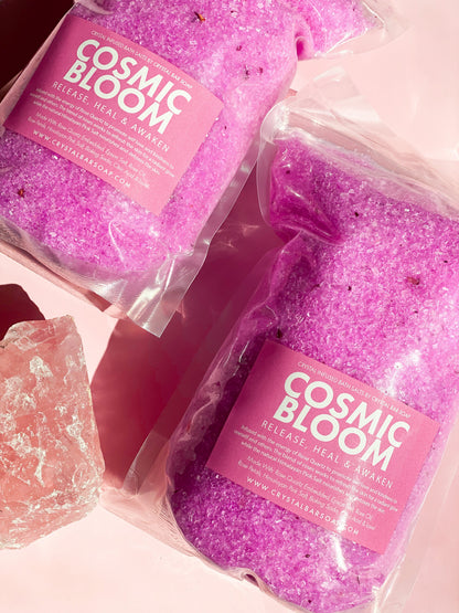 COSMIC BLOOM - Crystal-Infused Bath Salts