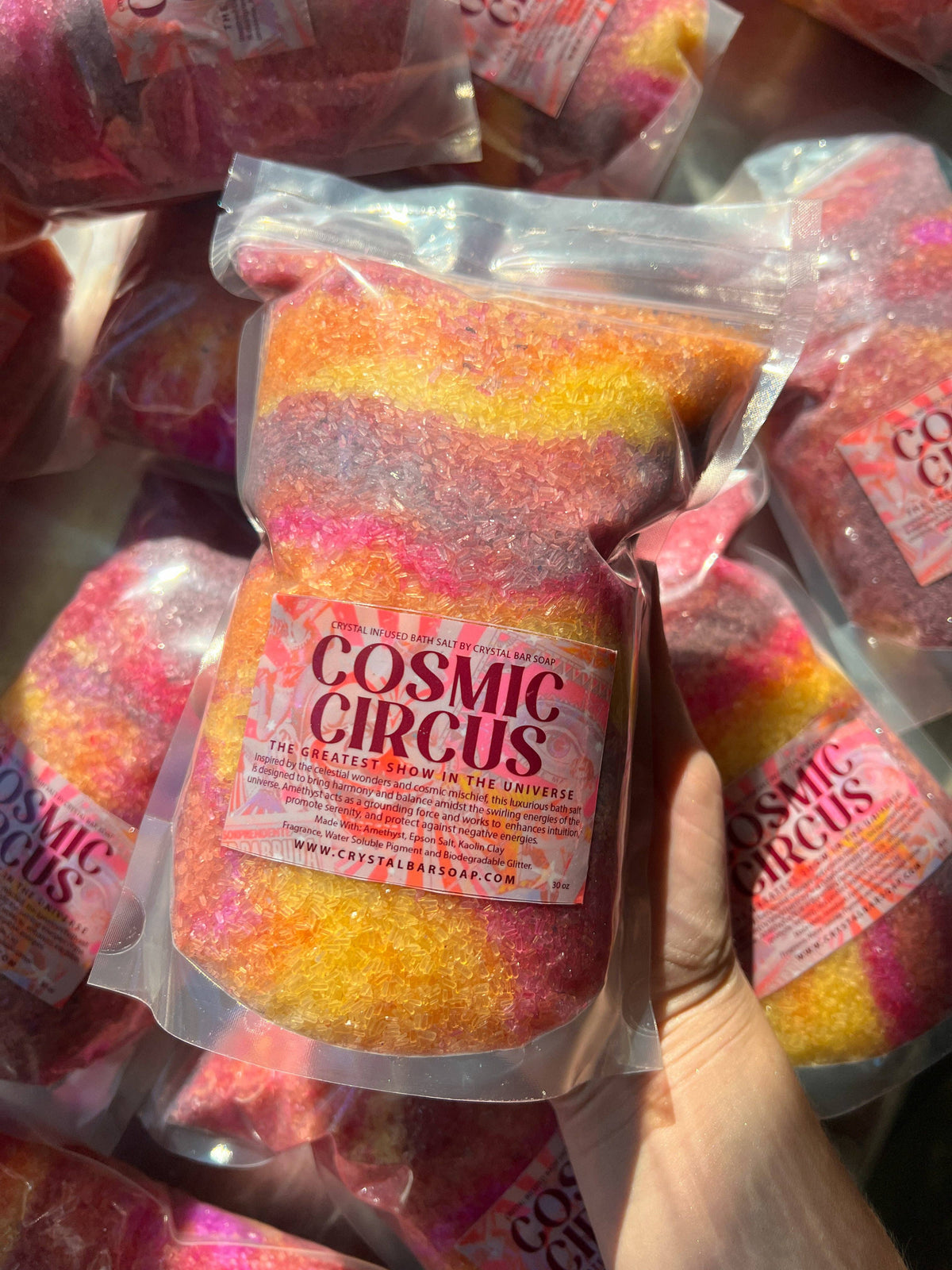 COSMIC CIRCUS - (Crystal-Infused) Bath Salts