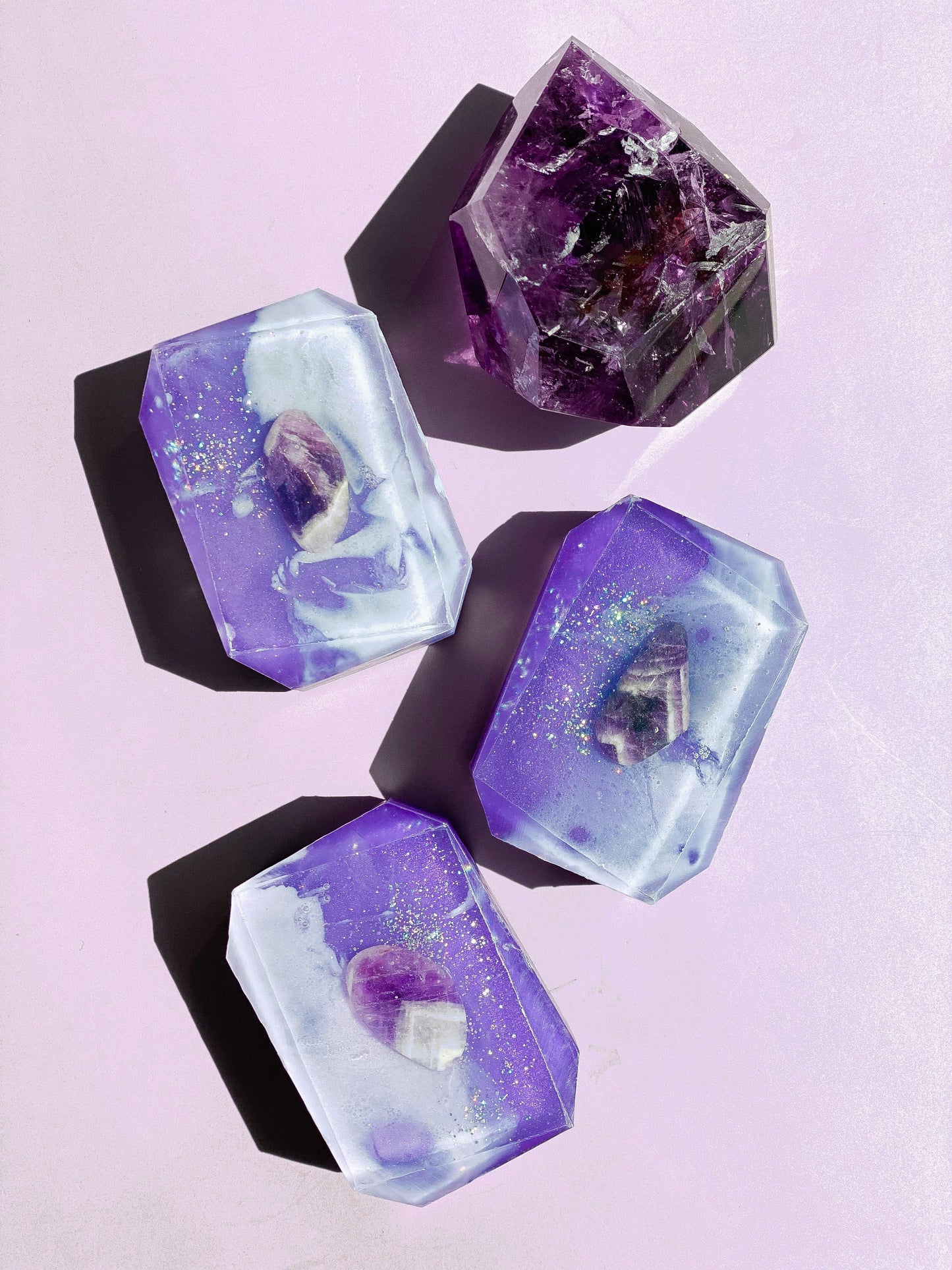 ENLIGHTENED VISIONS (Third Eye Chakra) - Crystal-Infused Soap Bar
