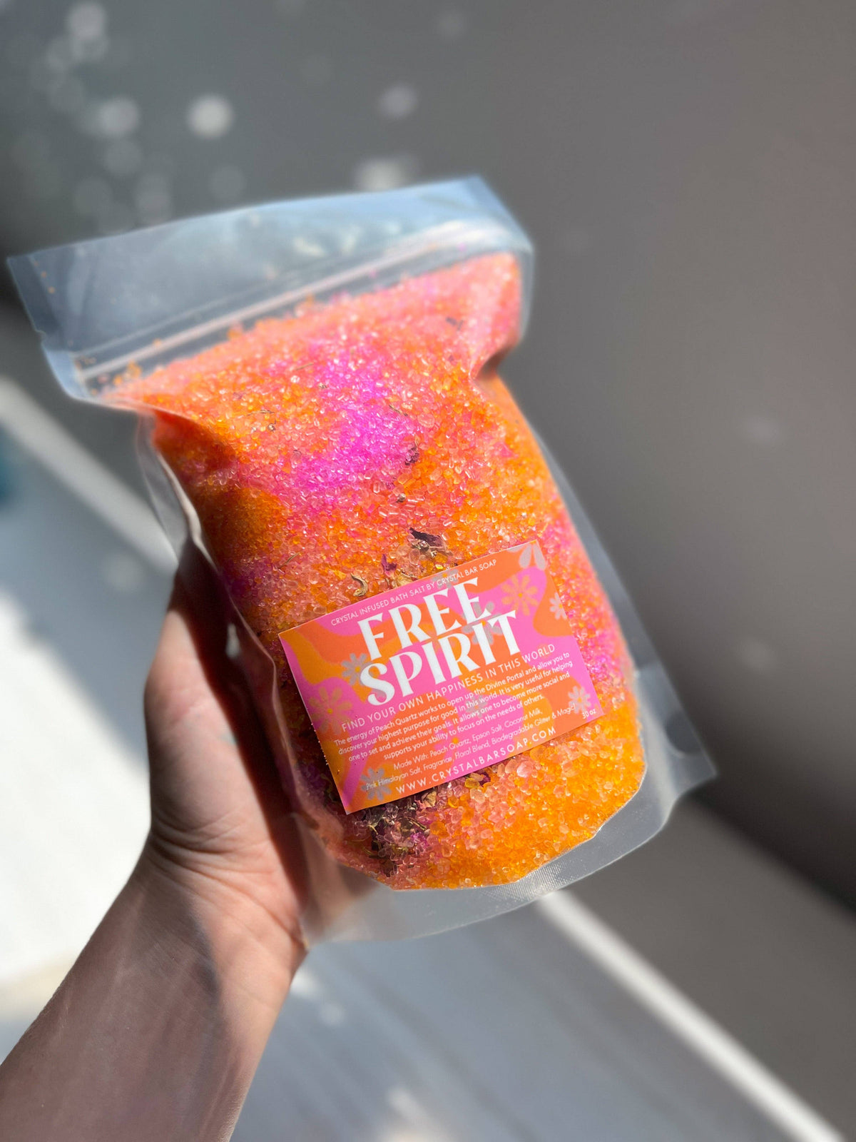 FREE SPIRIT - (Crystal-Infused)Bath Salts