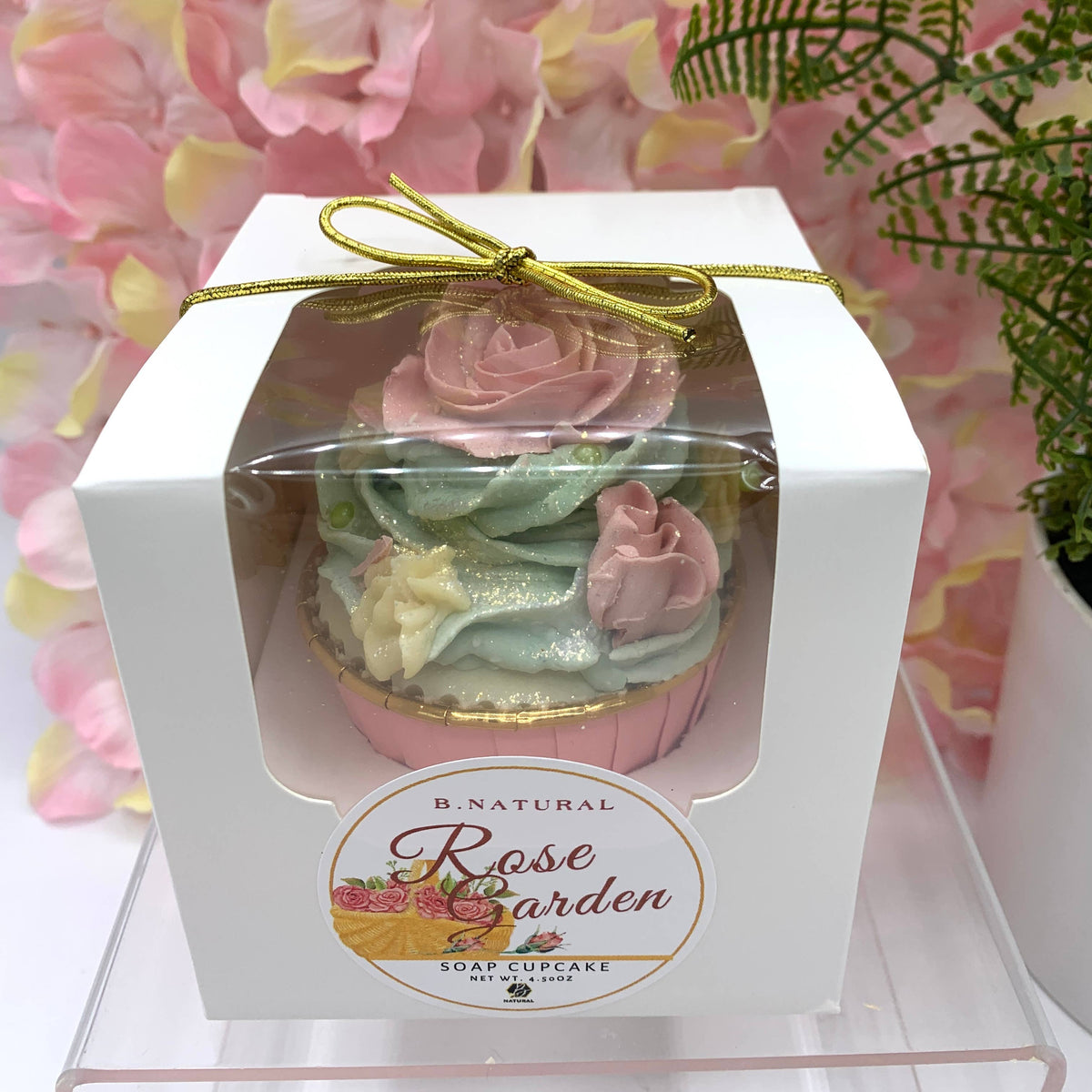 Rose - Designer Cupcake Soap