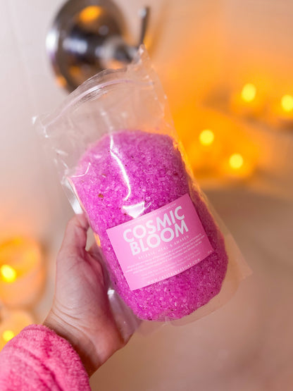 COSMIC BLOOM - Crystal-Infused Bath Salts