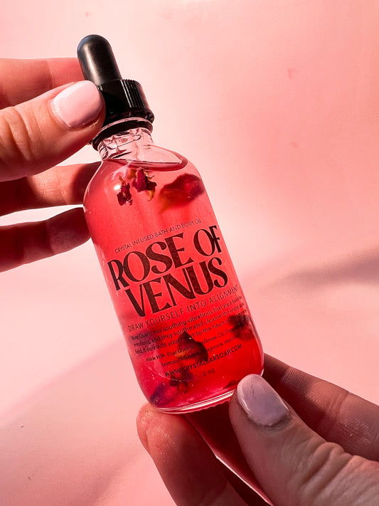 Rose of Venus - Crystal-Infused Bath Oil
