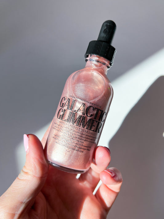 Galactic Glimmer - Crystal-Infused Bath Oil