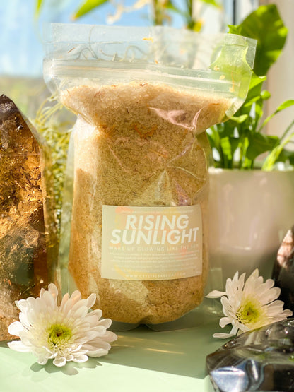 RISING SUNLIGHT - Crystal-Infused Bath Salts