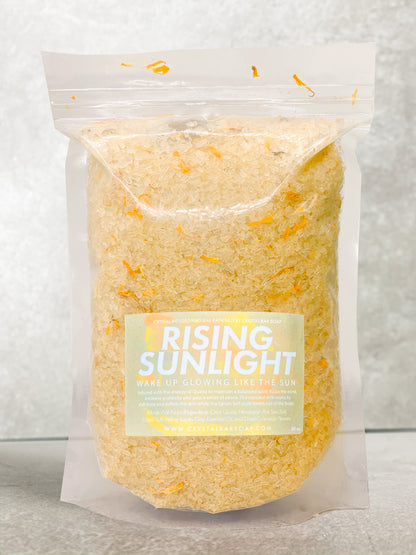 RISING SUNLIGHT - Crystal-Infused Bath Salts
