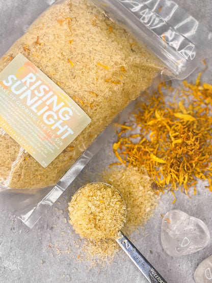 RISING SUNLIGHT - Crystal-Infused Bath Salts
